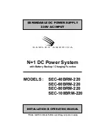 Samlexpower SEC-100BRM Installation & Operating Manual предпросмотр