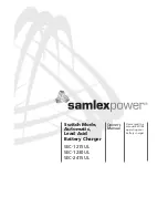 Preview for 1 page of Samlexpower SeC-1215UL Owner'S Manual