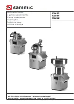 Preview for 1 page of Sammic 1050700 User Manual