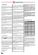 Preview for 2 page of Sammic BO-443 User Manual