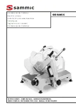 Preview for 1 page of Sammic GE Series User Manual