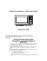 Preview for 3 page of Sammic HM-1001M User Manual