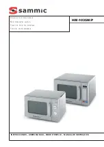 Preview for 1 page of Sammic HM-1035M User Manual