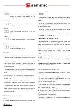 Предварительный просмотр 12 страницы Sammic HM-2000 User Manual