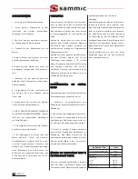 Preview for 4 page of Sammic LI - 240 User Manual