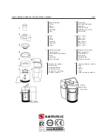 Preview for 8 page of Sammic LI - 240 User Manual