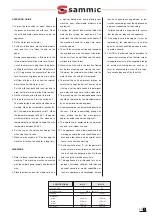 Preview for 3 page of Sammic MH-5 User Manual