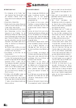 Preview for 4 page of Sammic MH-5 User Manual