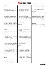 Preview for 3 page of Sammic SG-452 User Manual