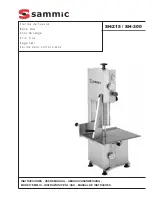 Sammic SH-215 User Manual preview