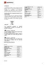 Предварительный просмотр 6 страницы Sammic SV-33 User Manual