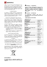 Предварительный просмотр 27 страницы Sammic SV-33 User Manual