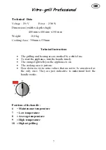 Preview for 49 page of Sammic Vitro-grill PV-650 User Manual