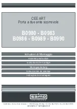 Preview for 1 page of Samo B0980 Assembly Instruction Manual