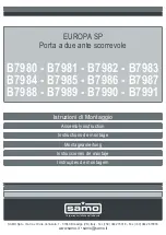 Samo B7980 Assembly Instruction Manual preview
