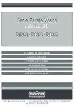 Preview for 1 page of Samo Parete Vasca B1382 Assembly Instruction Manual