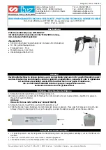 Samoa-Hallbauer DFP-500 PAT Parts And Technical Service Manual preview