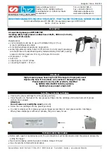 Preview for 2 page of Samoa-Hallbauer DFP-500 PAT Parts And Technical Service Manual