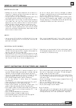 Preview for 3 page of Samoa 160 500 Parts And Technical Service Manual