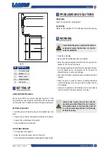 Предварительный просмотр 9 страницы Samoa Larius 3700 Operating And Maintenance Manual