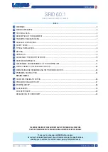 Preview for 3 page of Samoa LARIUS 99500 Operating And Maintenance Manual