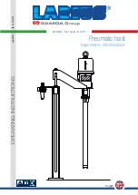 Samoa LARIUS PNEUMATIC HOIST 200 Operating Instructions Manual предпросмотр