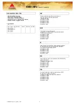 Preview for 3 page of Samon RMV-HFC Instructions Manual