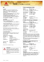 Предварительный просмотр 4 страницы Samon TR-SC-HCFC-4000 Instructions Manual