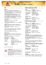 Предварительный просмотр 5 страницы Samon TR-SC-HCFC-4000 Instructions Manual