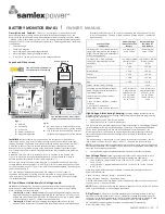 SamplexPower BW-01 Owner'S Manual preview