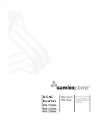 Предварительный просмотр 1 страницы SamplexPower PSE-12100A Owner'S Manual