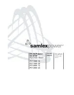 SamplexPower PST-1500-12 Owner'S Manual preview