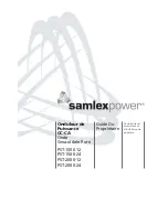 Предварительный просмотр 53 страницы SamplexPower PST-1500-12 Owner'S Manual