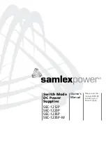 SamplexPower SEC-1212P Owner'S Manual preview