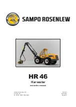 Sampo Rosenlew HR46 Instruction Manual preview