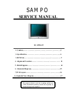 Preview for 1 page of Sampo SC-29FA15 Service Manual