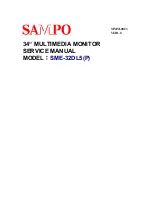 Sampo SME-27FDL5 Service Manual preview