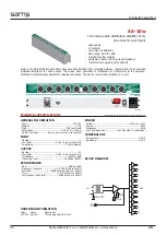 Предварительный просмотр 11 страницы Sams AA-10 Manual