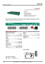 Предварительный просмотр 8 страницы Sams AA-4lt User Manual