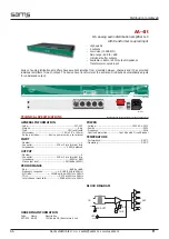 Предварительный просмотр 9 страницы Sams AA-4lt User Manual