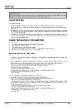 Preview for 13 page of Sams ADVIN-1 User Manual For Use And Maintenance