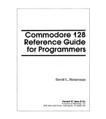 Preview for 2 page of Sams Commodore 128 Reference Manual