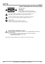 Предварительный просмотр 3 страницы Sams DA-12fs User Manual For Use And Maintenance