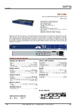 Предварительный просмотр 8 страницы Sams DA-12fs User Manual For Use And Maintenance