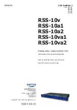 Sams RSS-10a1 User Manual For Use And Maintenance предпросмотр