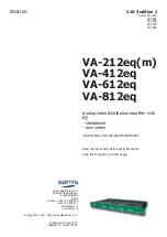 Preview for 1 page of Sams VA-212eq(m) User Manual