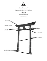 Preview for 7 page of SAMSGAZEBOS Japanese Myojin Style Torii Gate Assembly Instructions & Installation Manual