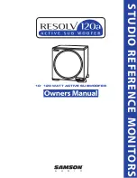 Preview for 1 page of Samson 120A Owner'S Manual