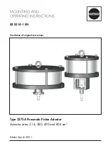 Samson 3275A Mounting And Operating Instructions preview