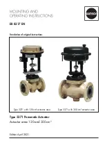 Samson 3371 Series Mounting And Operating Instructions preview